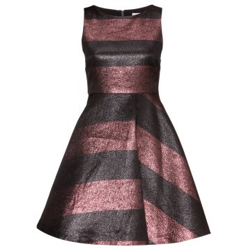 Vestito rosso-nero 'Fos'"