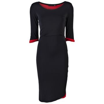Vestito in nero e rosso