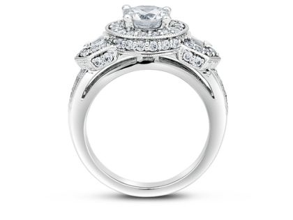 Anello "1000 Crystals" con placcatura in argento