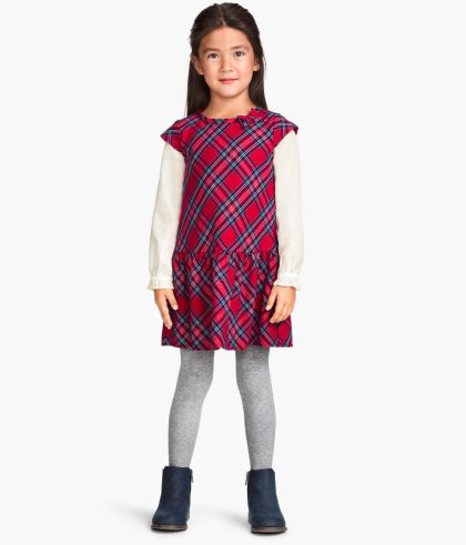 Vestito a quadri per bambina