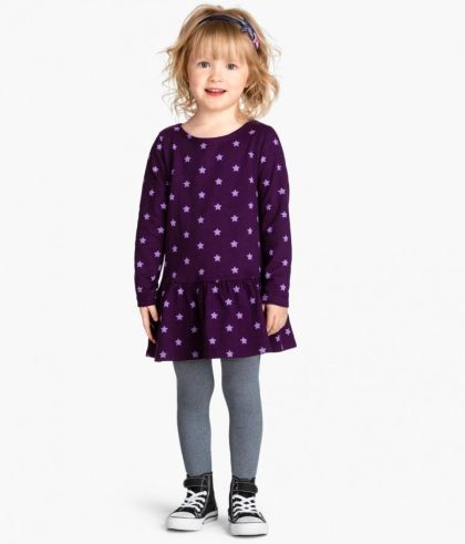 Abito per bambina con maniche lunghe