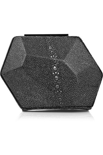 Borsa elegante nera in pelle
