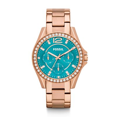 Orologio Multifunzionale in Acciaio Inossidabile Riley - Rose