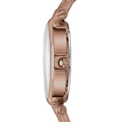 Georgia Orologio a tre lancette in acciaio inossidabile - Rosa
