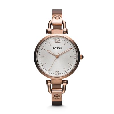 Georgia Orologio a tre lancette in acciaio inossidabile - Rosa