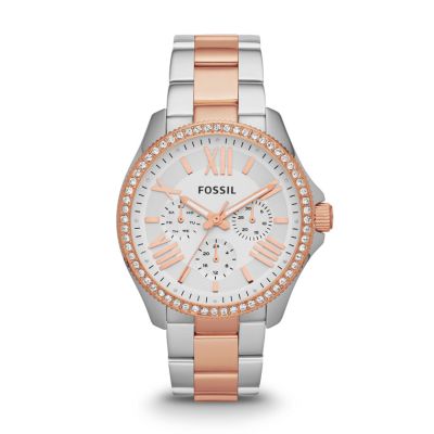 Cecile Orologio Multifunzione in Acciaio Inossidabile – Bicolore