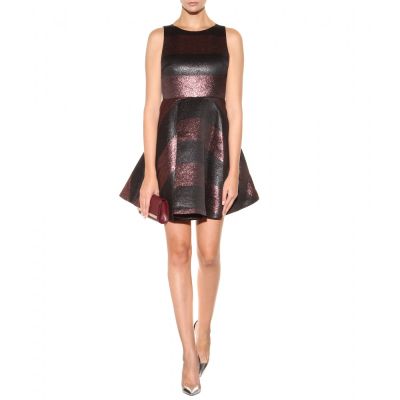Vestito rosso-nero 'Fos'"