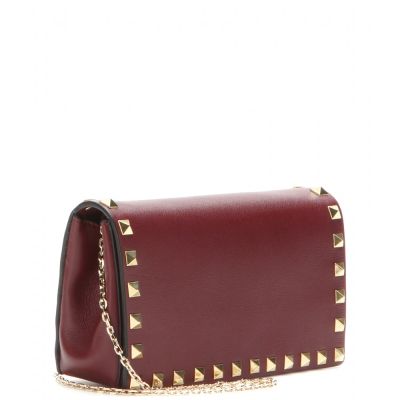 Borsetta  in pelle rossa "Rock""