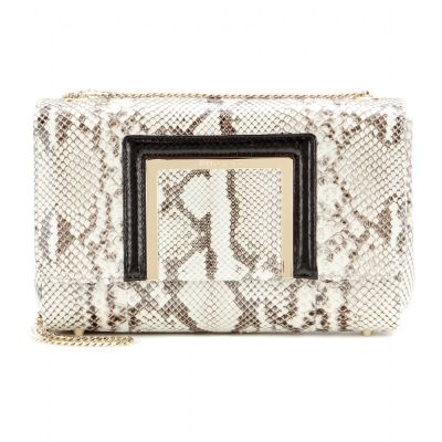 Borsa in pelle di serpente "Alba"