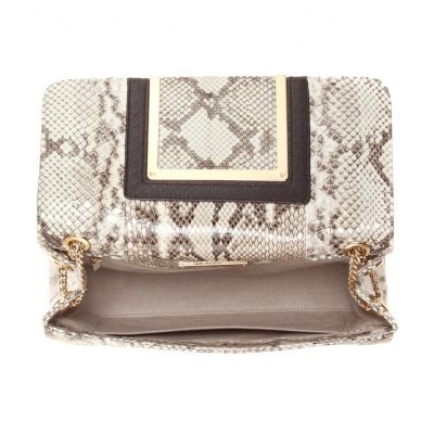 Borsa in pelle di serpente "Alba"
