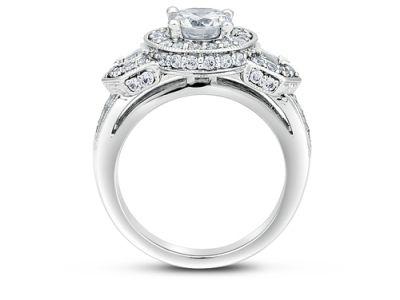 Anello "1000 Crystals" con placcatura in argento