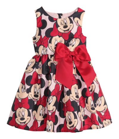 Vestito con motivo di Minnie Mouse