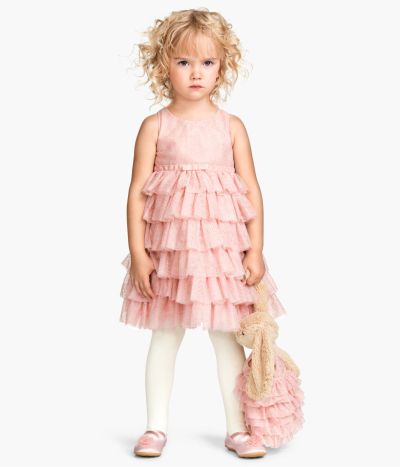 Vestito per bambina con annesso vestitino per bambola 