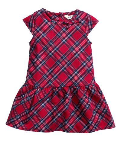 Vestito a quadri per bambina