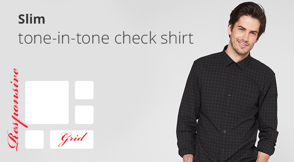 Camicia slim a quadri