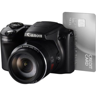 Fotocamera Digitale Canon PowerShot SX510 IS, 12.1MP, Nero