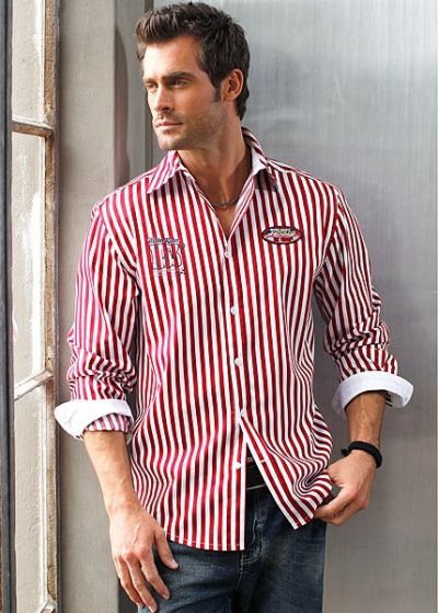 Camicia a righe