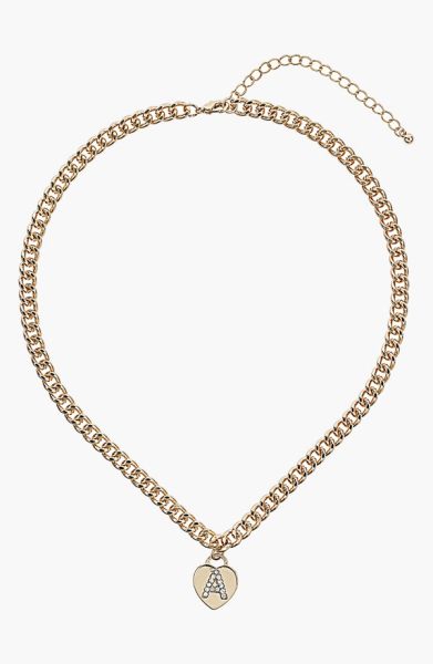 Collana con Lettera placcata in argento
