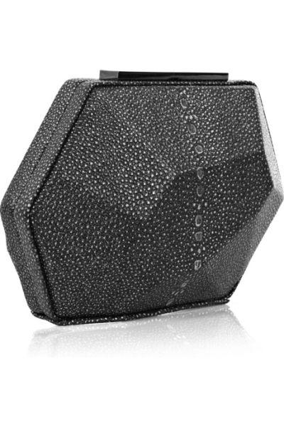 Borsa elegante nera in pelle